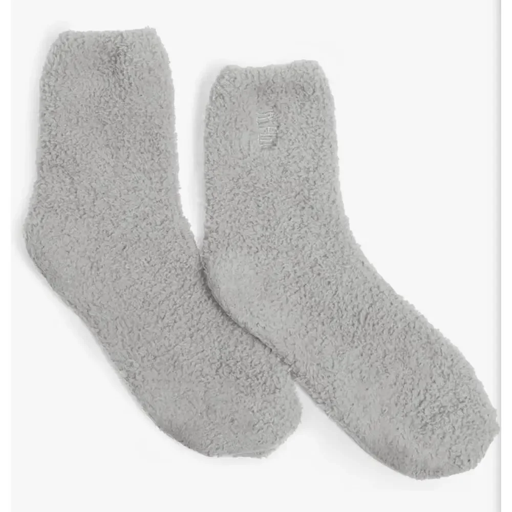 NWT UnHide Softie Socks 2 Pack Pink-Grey Size 5-11